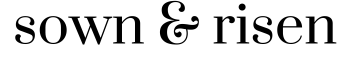 sown and risen cropped logo header